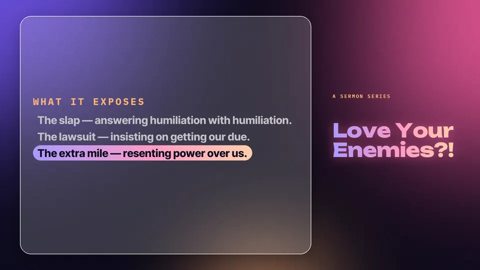 Screen slide: a scripture
